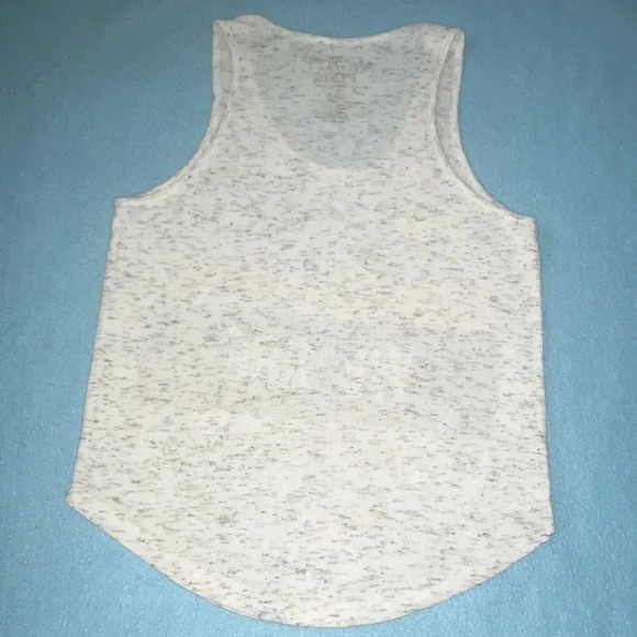MIGHTY FINE tank top gray cream heather “Tonight We Are Young” graphic size S - Picture 2 of 6